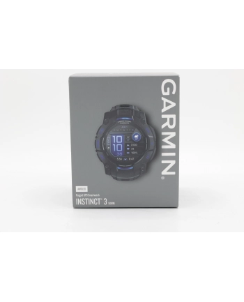 Garmin Instinct 3 AMOLED 50mm czarny z paskiem w kolorze black / bolt blue nr 1
