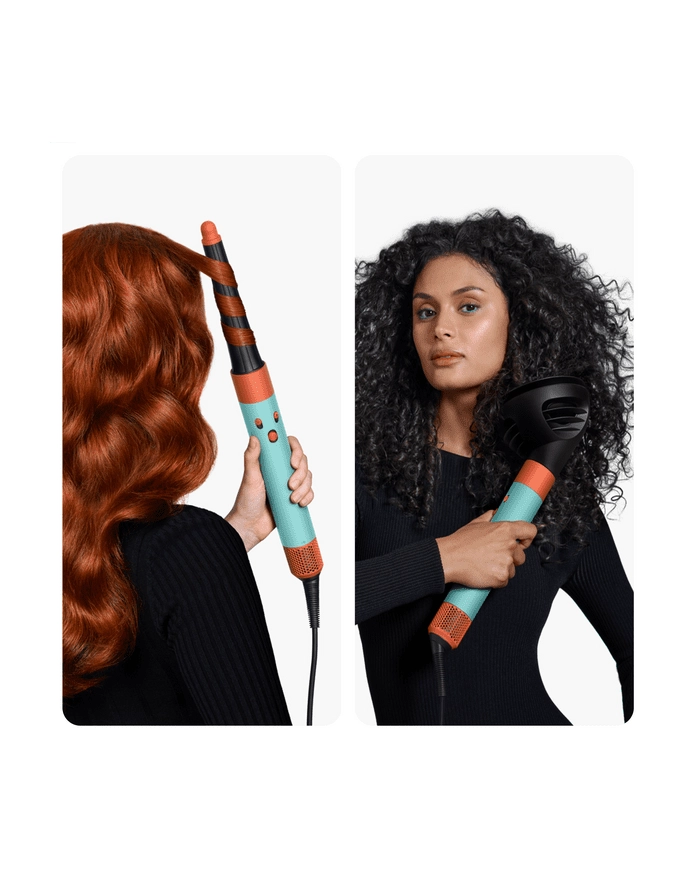 Dyson Airwrap Multistyler i.d. Curly+Coily patyna/topaz silnikiem cyfrowym | Moc [W]: 1300 | Ilość wymiennych końcówek: 6 | Regulacja temperatury: tak | Jony ujemne główny