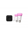 Philips Hue Bridge Pro + 2 x E27 + regulator przyciemniania Zestaw startowy: 2 inteligentne żarówki E27 + regulator przyciemniania + Bridge Pro - nr 1