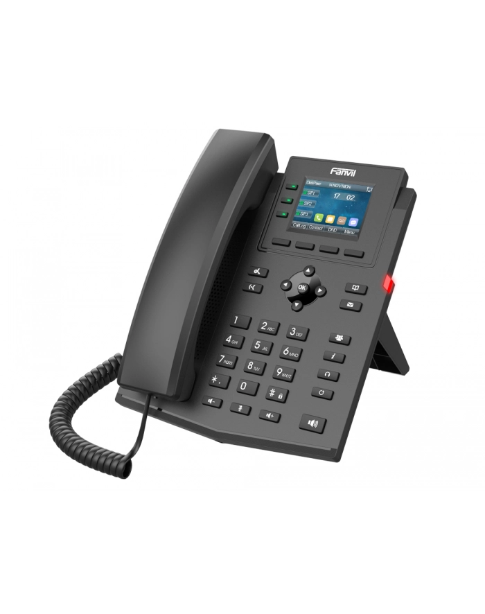 Fanvil Telefon Stacjonarny X303P Czarny główny