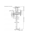 Stolik Nedis (TVSM5840BK)  37 - 80''/ 60 kg/ 68 - 158 cm/ czarny - nr 7