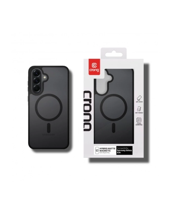 crong Etui Hybrid Matte Magnetic Etui MagSafe Samsung Galaxy A36 / A37 Czarne