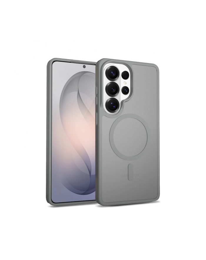 crong Etui Hybrid Matte Magnetic - MagSafe Samsung Galaxy S26 Ultra Szare główny