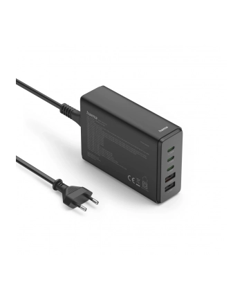 Hama Stacja Ładująca 140W Usb Gan 3Xusb C 2Xusb A Powerdelivery Quickcharge (201978)