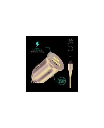Swissten Ładowarka samochodowa 25W Kabel 1,2M nr 2