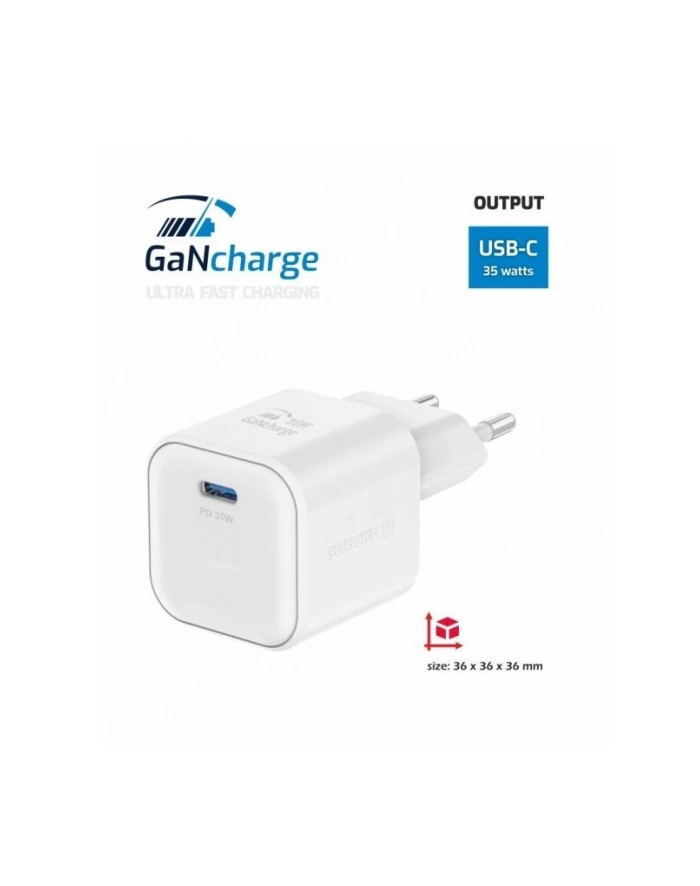 Swissten Gan Usb-C 35W Pd Kompaktowa Podróżna główny