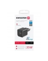 Swissten Czarna Ładowarka Sieciowa Qc Usb-A 27 W Usb-C Pd 35 - nr 3