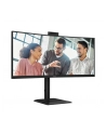 aoc Monitor 34 cale CU34E4CW Curved VA 120Hz HDMIx2 DP RJ45 USB-C HAS Kamera - nr 30
