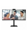 aoc Monitor 34 cale CU34E4CW Curved VA 120Hz HDMIx2 DP RJ45 USB-C HAS Kamera - nr 3