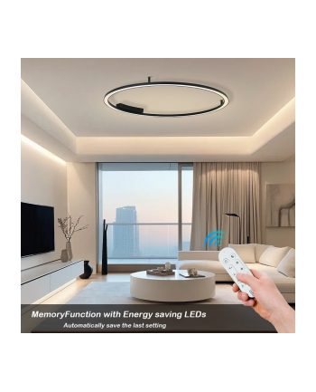 Immax Neo Fino Smart Oprawa Ścienna + Sufitowa Czarna 120Cm 72W 4752Lm, Zigbee 3.0 Z Do, Tuya nr 2