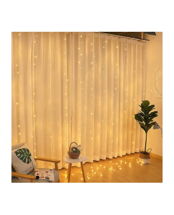 Colorway Girlanda LED Curtain Garland 300 LED 3 x 3 m Warm White (CW-GW-300L33V) nr 2