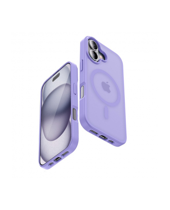 crong Etui Hybrid Matte Magnetic Etui MagSafe iPhone 17 Lawendowe
