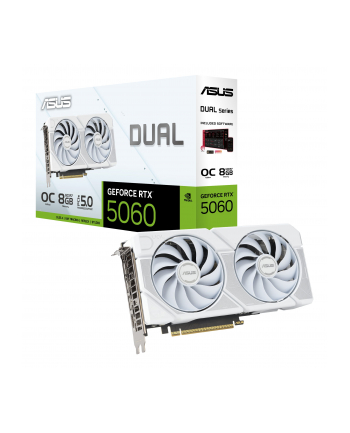 asus Karta graficzna GeForce RTX 5060 DUAL OC WHITE 8G GDDR7 128BIT HDMI/3DP nr 1