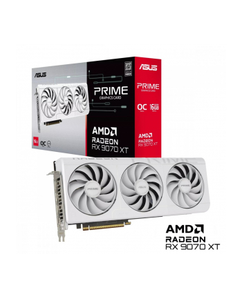 asus Karta graficzna Radeon RX 9070 XT PRIME OC WHITE 16GB GDDR6 256bit 3DP/HDMI nr 1