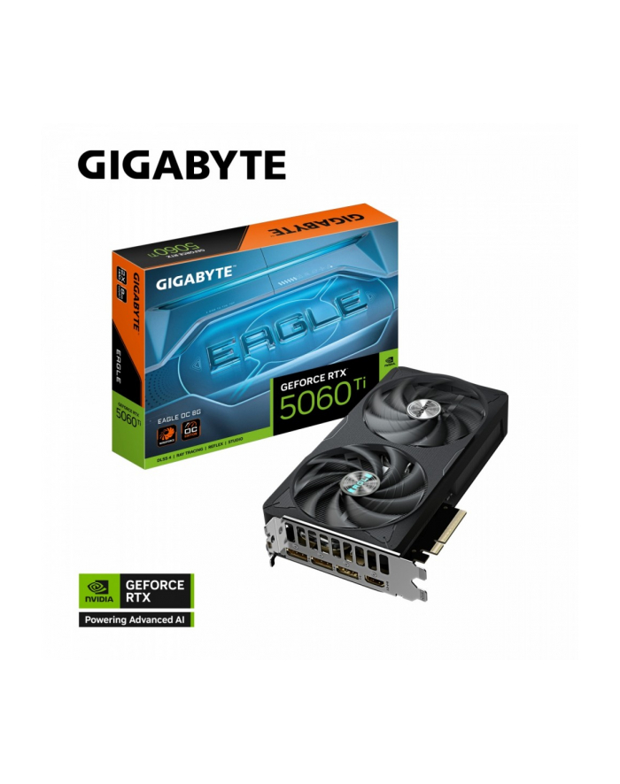 gigabyte Karta graficzna GeForce RTX 5060 Ti EAGLE OC 12 8BIT GDDR7 HDMI/3DP główny