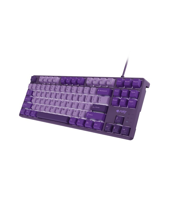 natec Klawiatura Fury Kanabo K2 US fioletowa podświetlenie mechaniczna główny