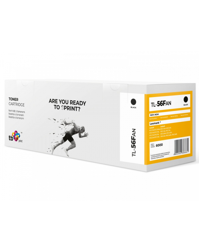 tb print Toner do Lexmark MS321 TL-56FAN BK 100% nowy główny