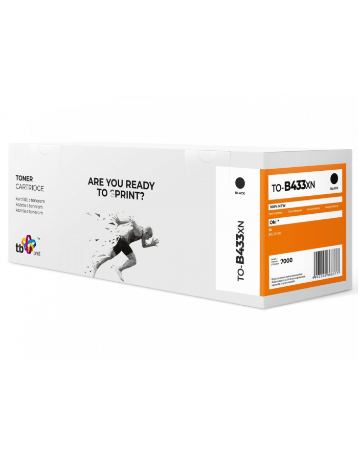 tb print Toner do OKI B433/513 TO-B433XN BK 100% nowy główny