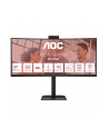 aoc Monitor 34 cale CU34E4CW Curved VA 120Hz HDMIx2 DP RJ45 USB-C HAS Kamera - nr 22