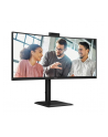 aoc Monitor 34 cale CU34E4CW Curved VA 120Hz HDMIx2 DP RJ45 USB-C HAS Kamera - nr 28