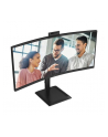 aoc Monitor 34 cale CU34E4CW Curved VA 120Hz HDMIx2 DP RJ45 USB-C HAS Kamera - nr 29