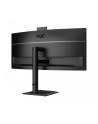 aoc Monitor 34 cale CU34E4CW Curved VA 120Hz HDMIx2 DP RJ45 USB-C HAS Kamera - nr 8