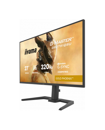 iiyama Monitor 25 '' GB2791QSU-B1 0.6ms,DP,2xHDMI 2.1 ,320Hz, Fast IPS,  WQHD,350 cd/m2, USB HUB x4 (2x Type-A, 2x Type-C), G-SYNC compatible - HDMI: 2