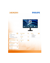 philips Monitor 24B2N2200 23.8 cala IPS 120Hz HDMI DP VGA Głośniki - nr 7