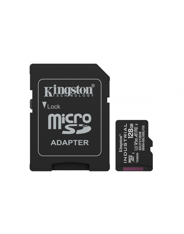 kingston Karta pamięci microSD 128GB CL10 UHSI Industrial główny
