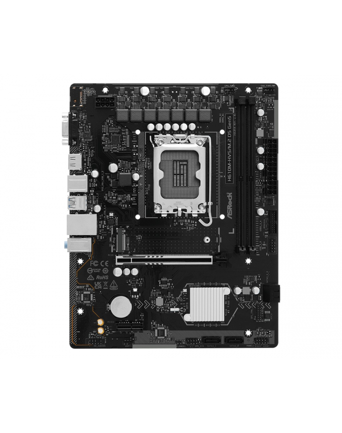 asrock Płyta główna H610M-HVS/M.2 D5 GEN5 s1700 2DDR5 DP/HDMI mATX główny