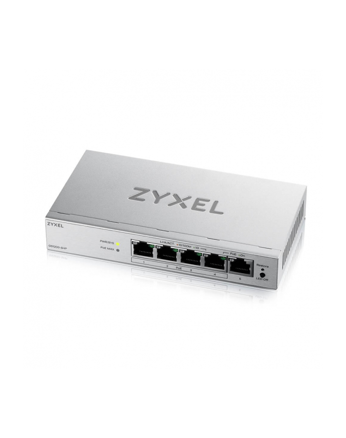 zyxel Przełącznik POE 5xGE L2 GS1200-5HPV3-EU0101F główny