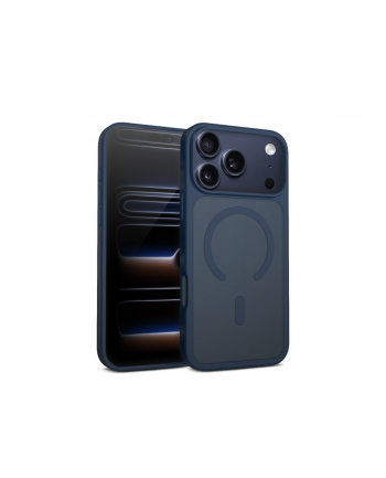 crong Etui Hybrid Matte Magnetic Etui MagSafe iPhone 17 Pro Granatowe