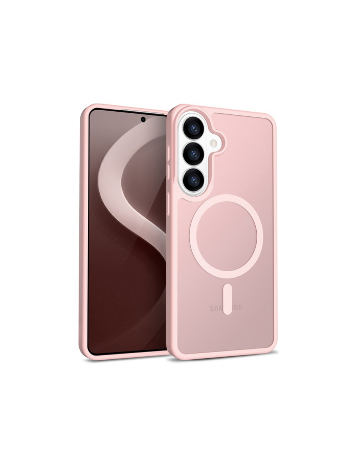 crong Etui Hybrid Matte Magnetic - MagSafe Samsung Galaxy S26 Różowe główny