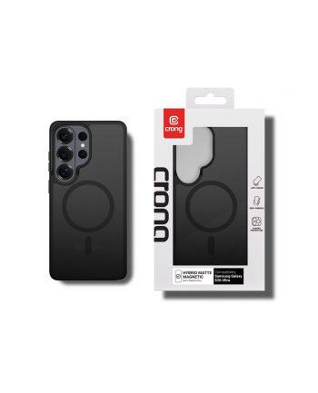 crong Etui Hybrid Matte Magnetic - MagSafe Samsung Galaxy S26 Ultra Czarne