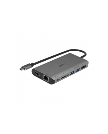 Lindy Replikator portów USB-C do 1xHDMI/1xDP/1xRJ45/2xUSB 3.0/1xUSB-C/1xSD/1xAudio (43323) nr 1