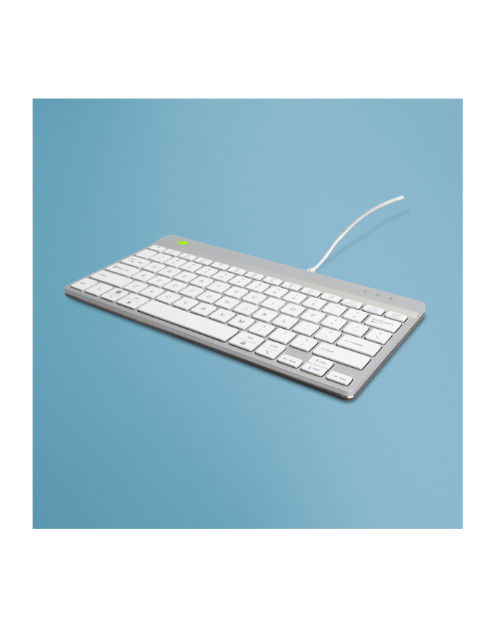 Klawiatura R-Go Tools Compact Break Biały (RGOCOUSWDWH) główny
