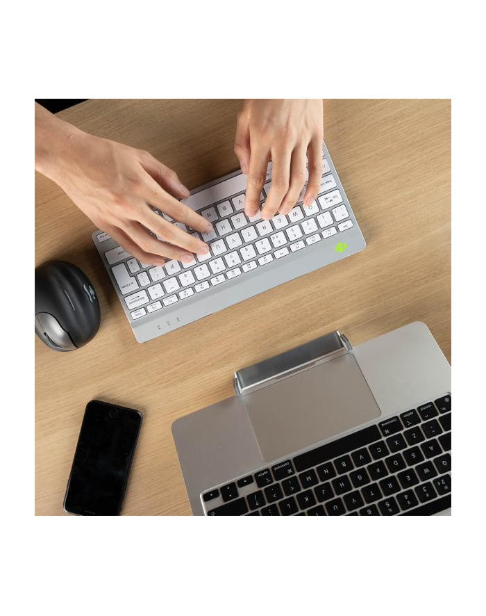 Klawiatura R-Go Tools Compact biały (RGOCOUSWLWH) główny