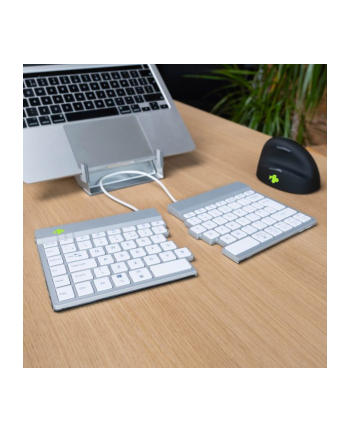 Klawiatura R-Go Tools Split Break Biała (RGOSBUSWLWH) nr 2