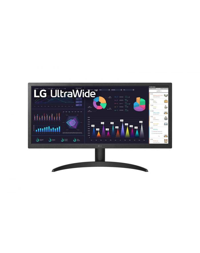 LG 26'' 26WQ500-B (26WQ500BAEU) 2560 x 1080 Pixel, 4K Ultra HD, LCD, 5 ms główny