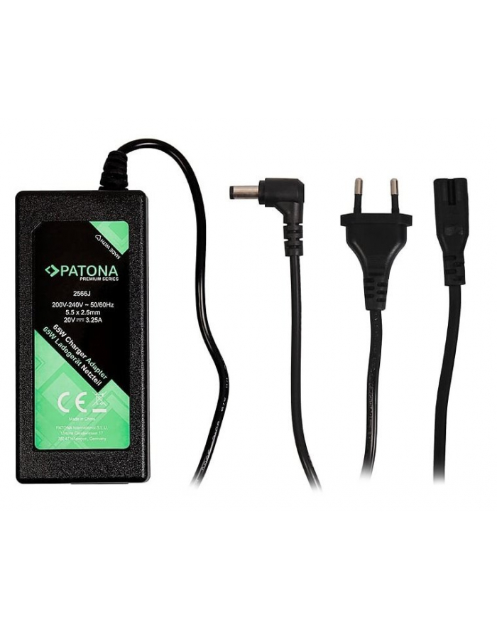 Patona Zasilacz Pro Notebooky Fujitsu Siemens 20V 3,25A 65W Konektor 5,5X2,5Mm (584440) główny