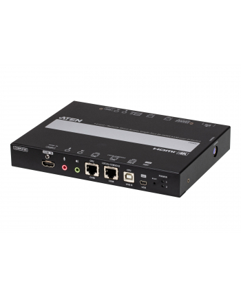 ATEN CN9850 Przełącznik KVM over IP  1-portowy przełącznik KVM over IP HDMI 4K z 1 współdzielonym lokalnym/zdalnym dostępem nr 2