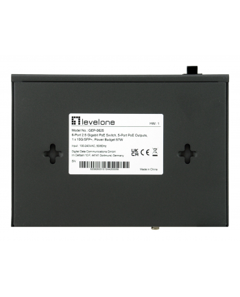 Levelone Switch 6x GE GEP-0625 2.5GbE 57W 8xPoE+ sw (GEP0625) nr 1