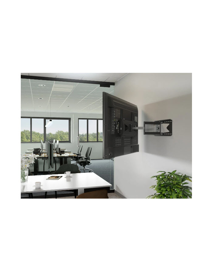 Hama Uchwyt ścienny TV, obrotowy, INCL., urządzenie antykradzieżowe, 165cm (65''), 40kg główny