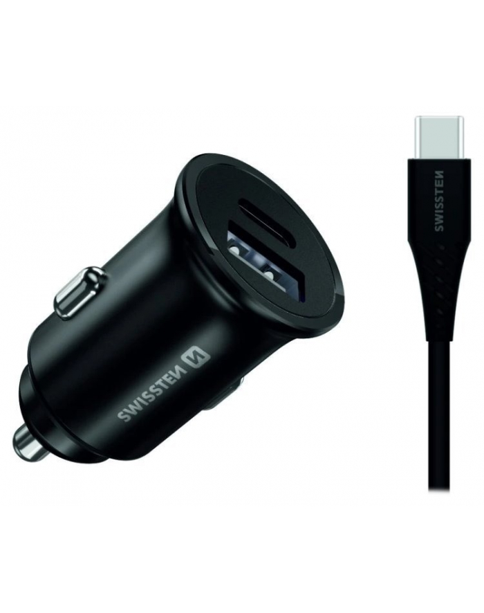 Swissten Ładowarka samochodowa 25W Kabel 1,2M główny
