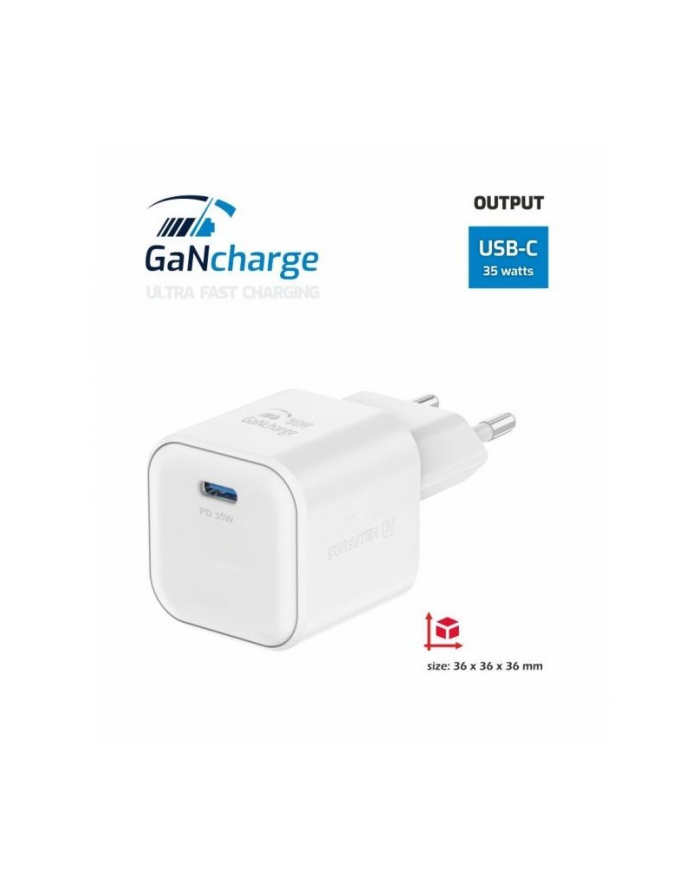 Swissten Gan Usb-C 35W Pd Kompaktowa Podróżna główny
