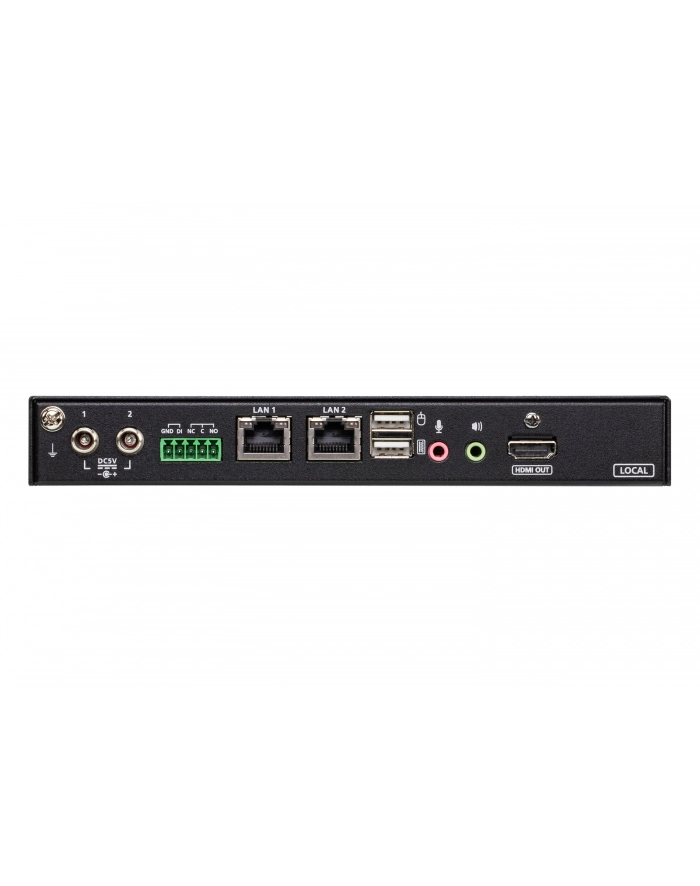 ATEN CN9850 Przełącznik KVM over IP  1-portowy przełącznik KVM over IP HDMI 4K z 1 współdzielonym lokalnym/zdalnym dostępem główny
