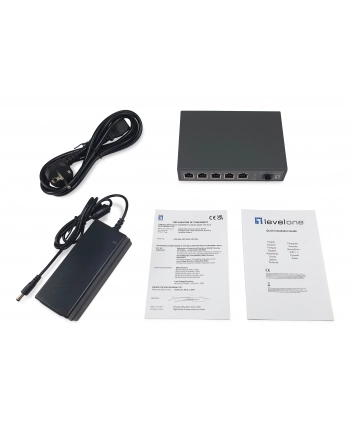 Levelone Switch 6x GE GEP-0625 2.5GbE 57W 8xPoE+ sw (GEP0625)