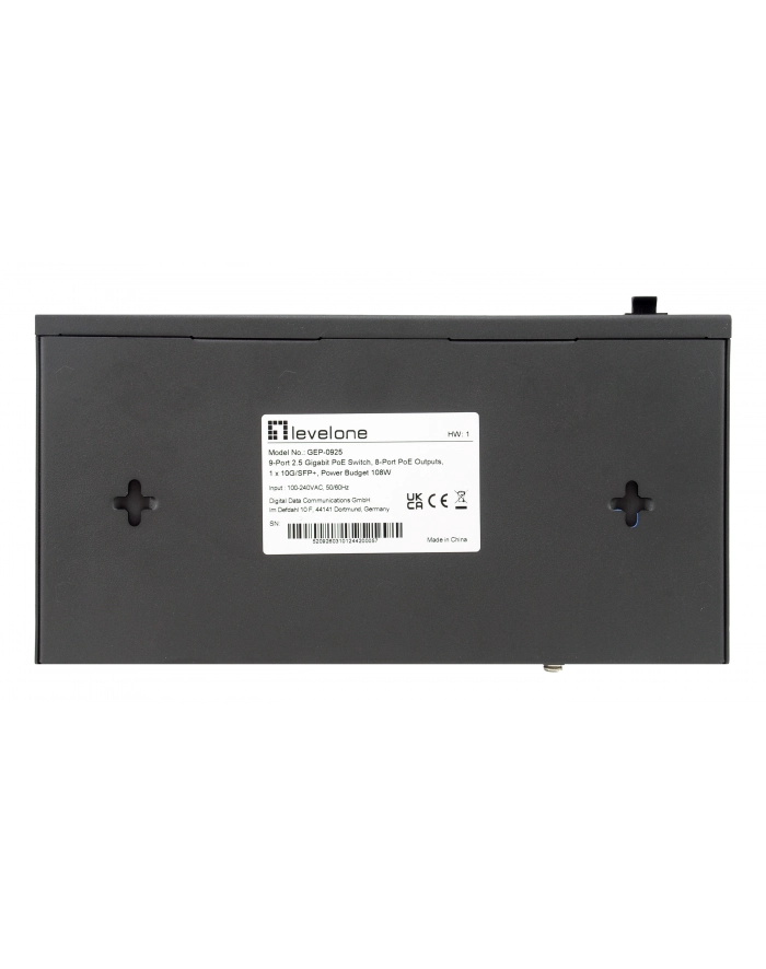 Levelone Switch 9x GE GEP-0925 2.5GbE 108W 8xPoE+ sw (GEP0925) główny