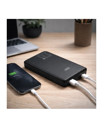 everactive Powerbank 10 000 mAh 2X USB-C 1X USB 20W QC4.0 wyświetlacz LCD nr 2