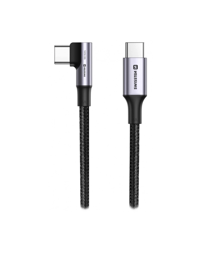 Swissten Kabel Do Przesyłu Danych Ładowania Laptopa Telefonu Usb C 5A 100W główny